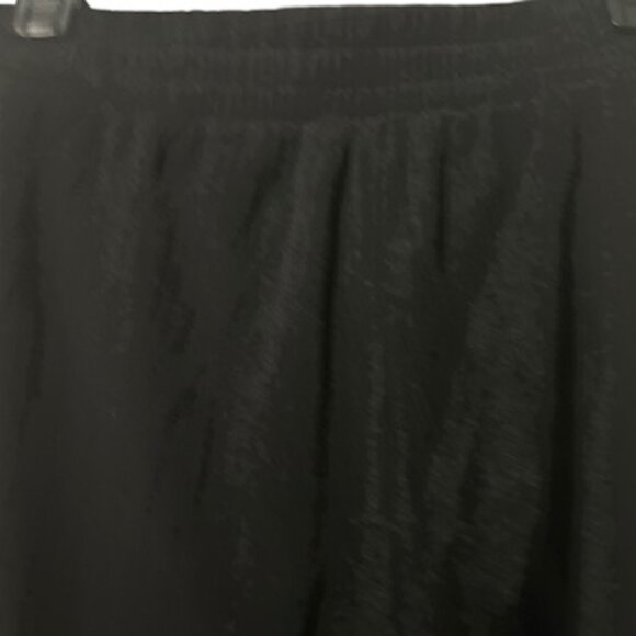 Sienna Sky Black Flare Leg Pants-Size L-Pull on Elastic Waist-2 Inch Waistband - Picture 5 of 8